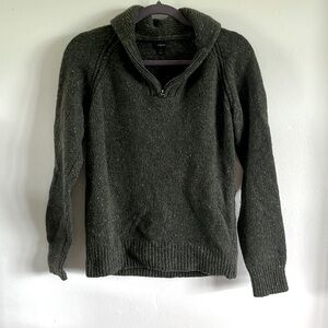 J Crew green pullover (men’s size small)